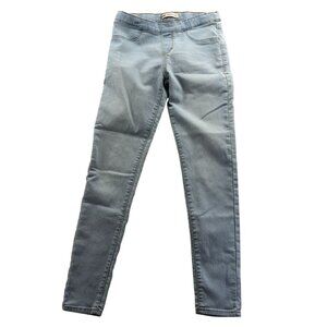 Levis Womens Jeggings Size 25 Measured Pull-On Stretch Mid Rise Ankle Skinny Leg